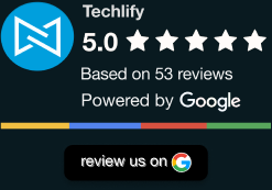 Techlify rated 5.0 on Google based on 53 reviews